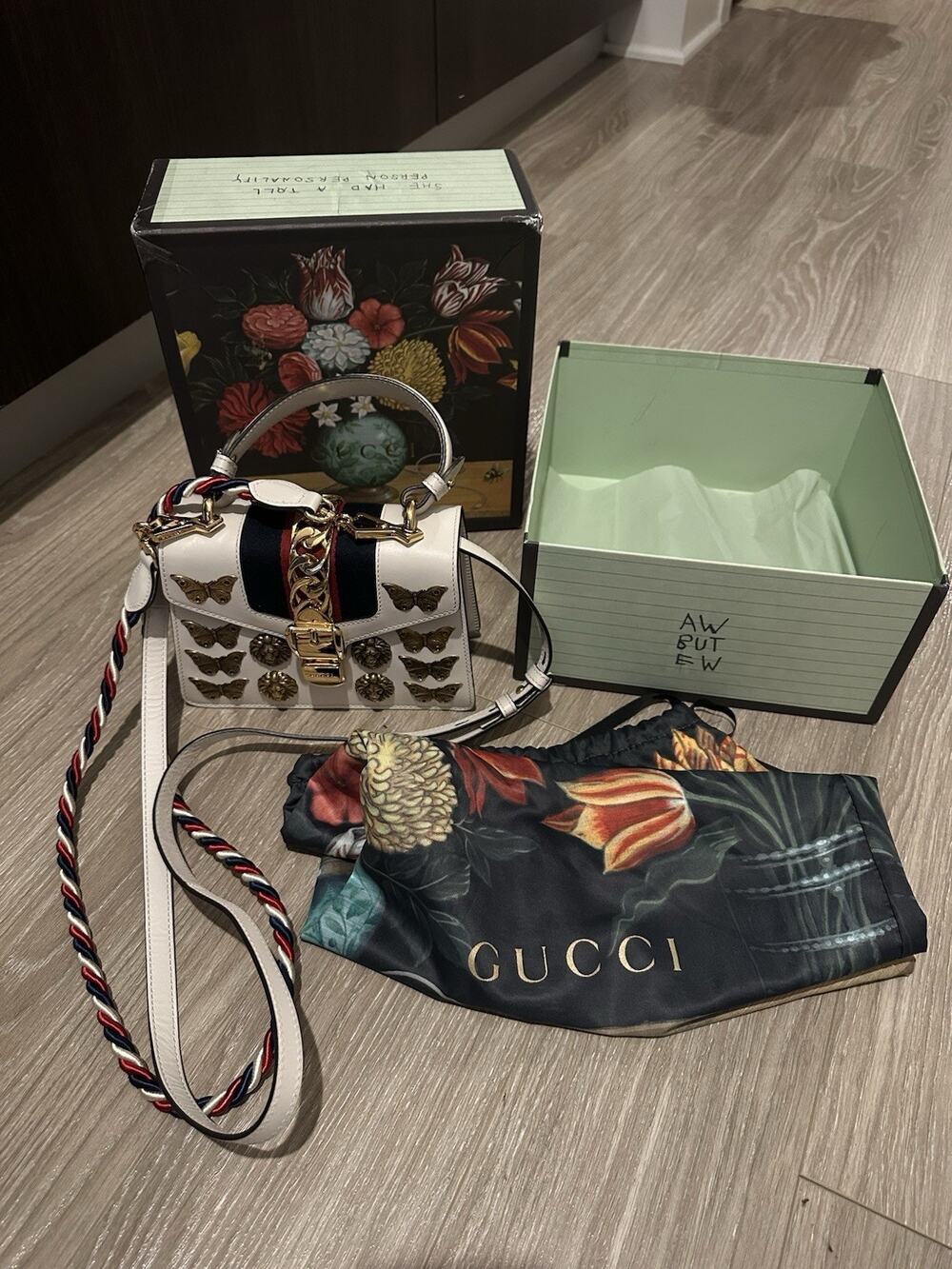 GUCCI Animalier Style Top Handle Bag Women's Handbag
